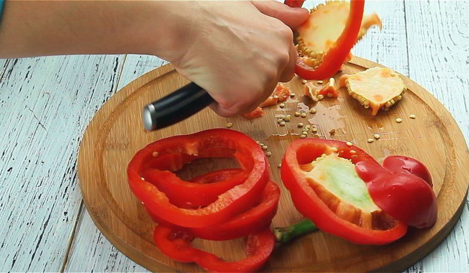 Рецепт яичницы в перце