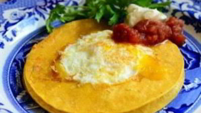 яичница в тортилье