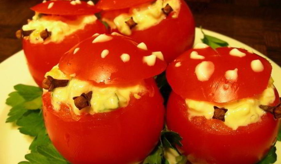 Рецепт закуски божья коровка