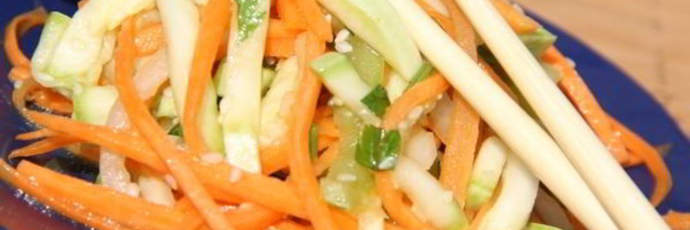 Закуска из овощей по-корейски