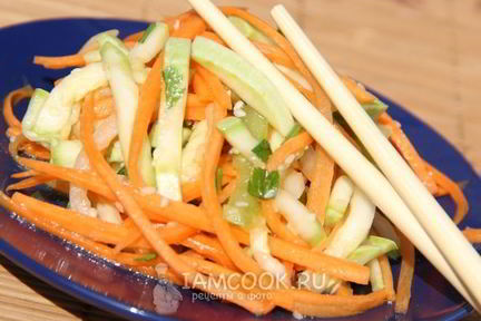 Закуска из овощей по-корейски