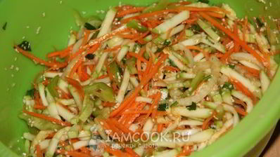 закуска из овощей по-корейски