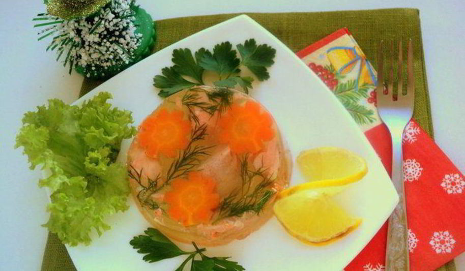 Рецепт заливного из семги