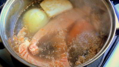 заливное из семги