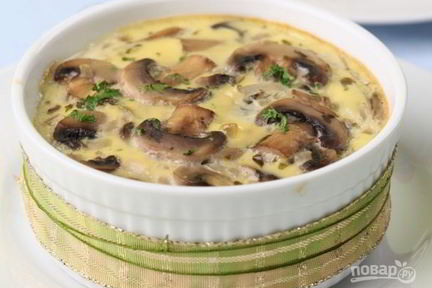 Грибной жульен