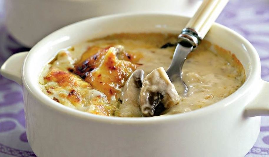 Рецепт грибного жюльена