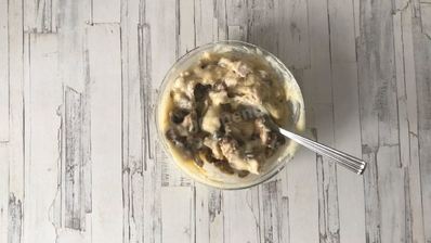 классический жульен с курицей и грибами