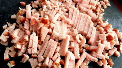 сливочный жульен с ветчиной и грибами