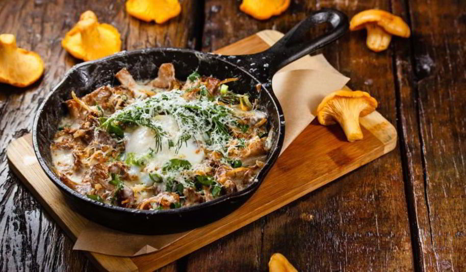 Рецепт жульена из лисичек