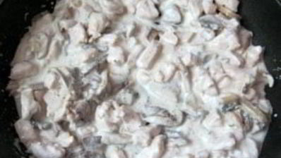 жульен на сковороде