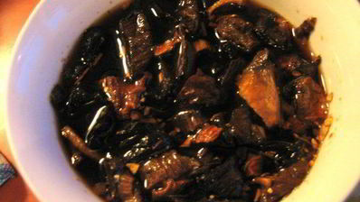 жульен печеночный с грибами под сыром джюгас