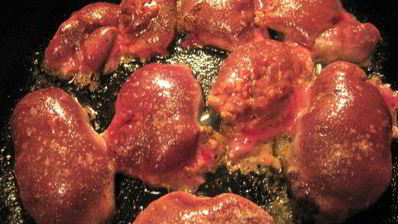 жульен печеночный с грибами под сыром джюгас