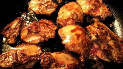 жульен печеночный с грибами под сыром джюгас