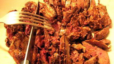 жульен печеночный с грибами под сыром джюгас