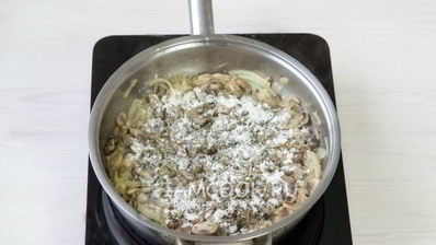 жульен с грибами и сливками