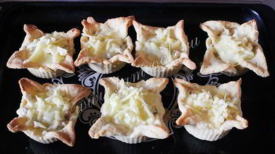 жульен с грибами в тарталетках