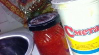 жульен с мидиями и овощами