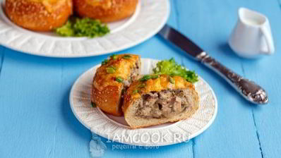 жульен в булочках