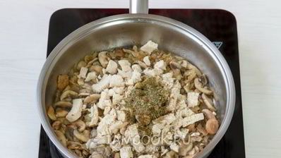 жульен в булочках