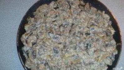 жульен в тарталетках в микроволновке