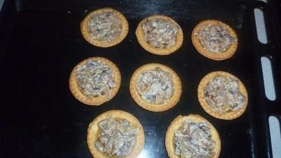 жульен в тарталетках