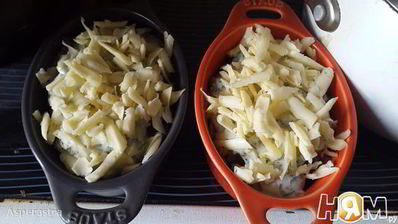 жюльен-фьюжн из гречки с грибами