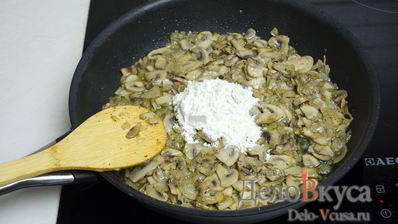 жюльен с грибами