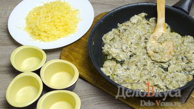 жюльен с грибами