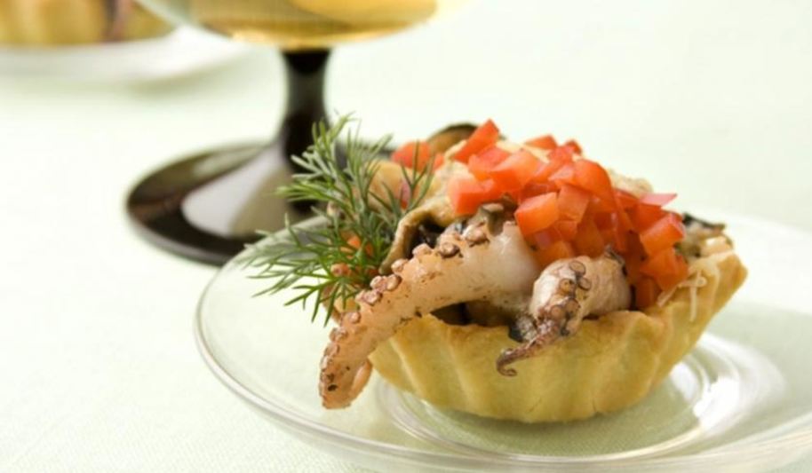 Рецепт жюльена с морепродуктами